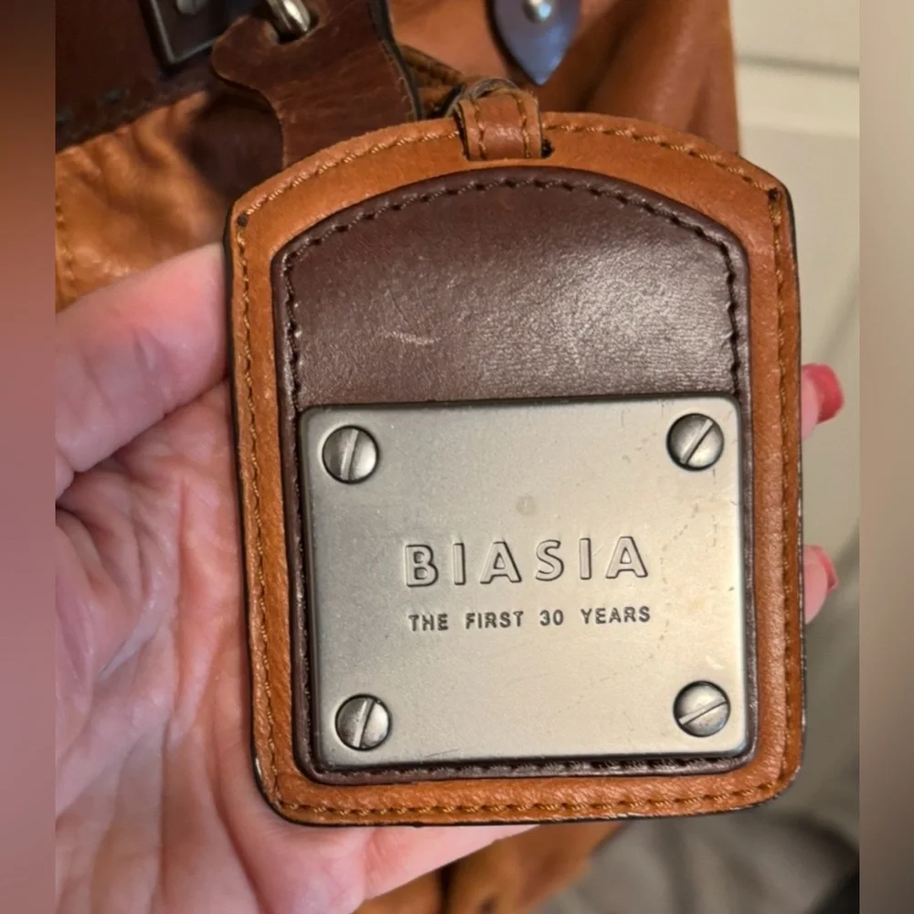 BIASIA Italian Leather Hobo Bag